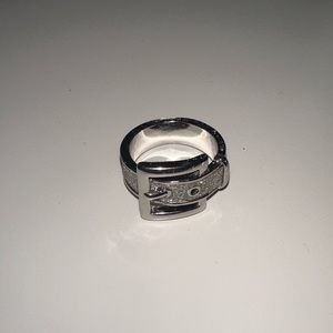 Beautiful Belt looking style silver ring